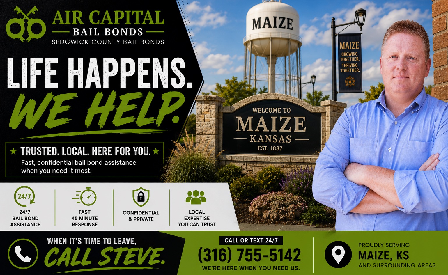 bail bonds maize kansas